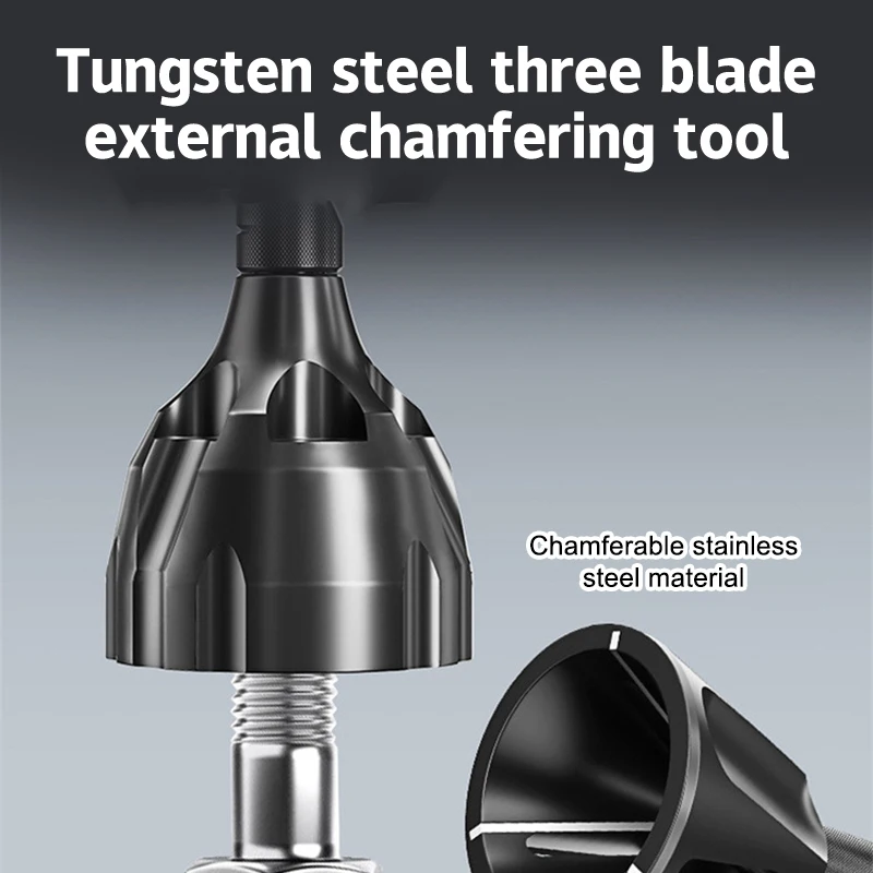Инструмент для удаления заусенцев и внешней фаски твердосплавное лезвие твердая