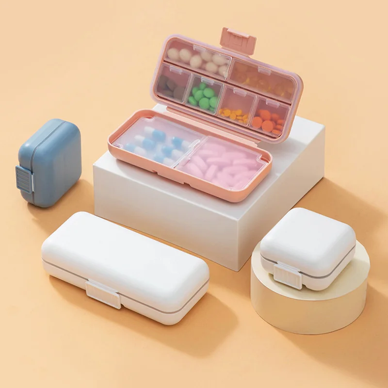 

Magnetic Pill Case Pill Organizer Foldable 7 Day Pill Organizer Daily Pill Box Organizer With 7 Compartments Portable For Office