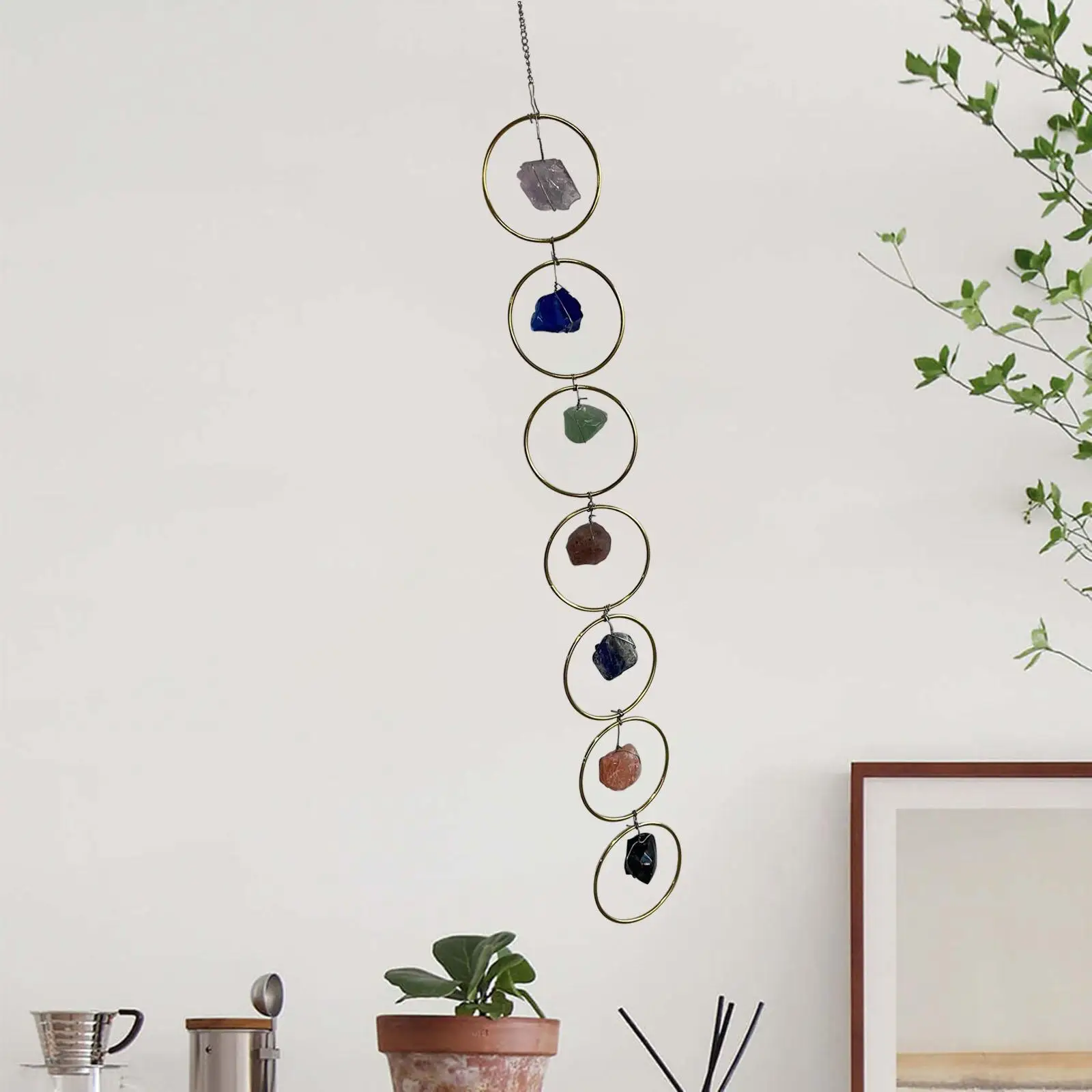 

Crystals Pendant Hanging Jewellery Wind Chime Handmade for Home window decorationation