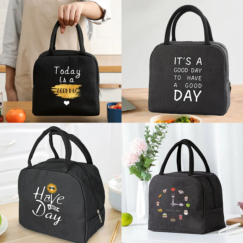 For Work Handbag Food Pattern