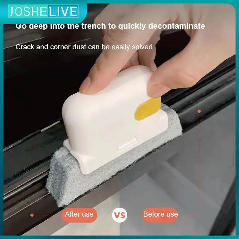

Creative Cove Small Brush 2-in-1 Crevice Cleaner 2023 Windowsill Gap Brush Cleaning Tools Window Groove Cleaning Brush Hand-held
