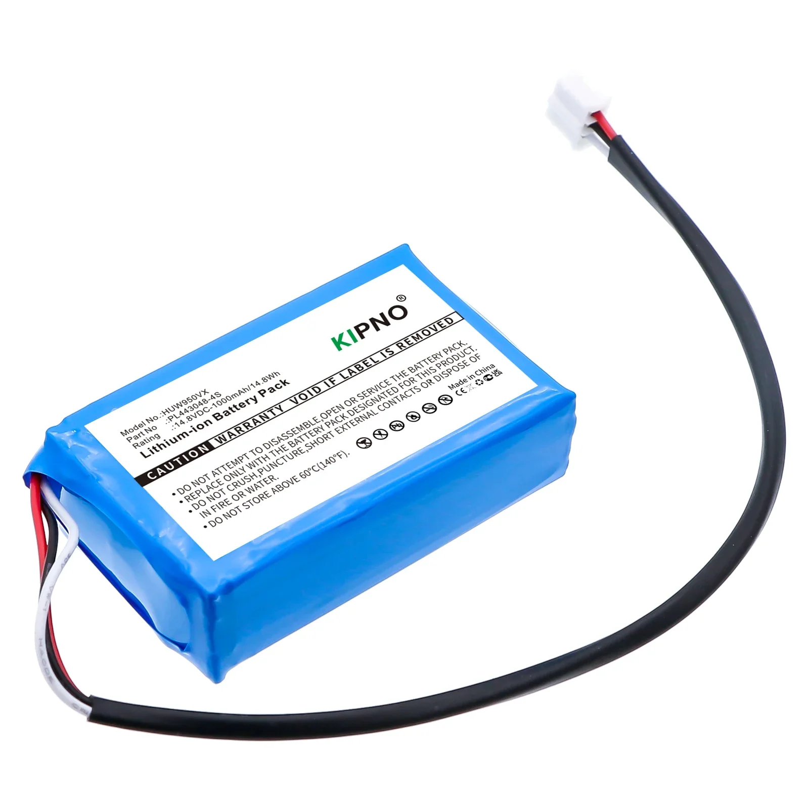 Фото Батарея KIPNO PL443048-4S для HUTT DDC55 G104 W55 W66 W95 1000 мАч, очиститель, распылитель воды, электрическая шайба для окон, детали, аккумулятор №4