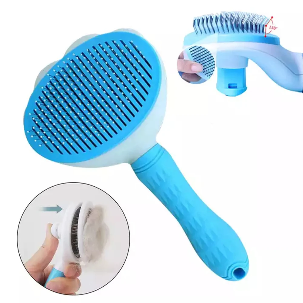 

Pet Needle Comb Cat Dog Hair Removal Comb Cat Hair Quick Cleaner Hair Massage Hair Removal Brush Pet Grooming Supplies