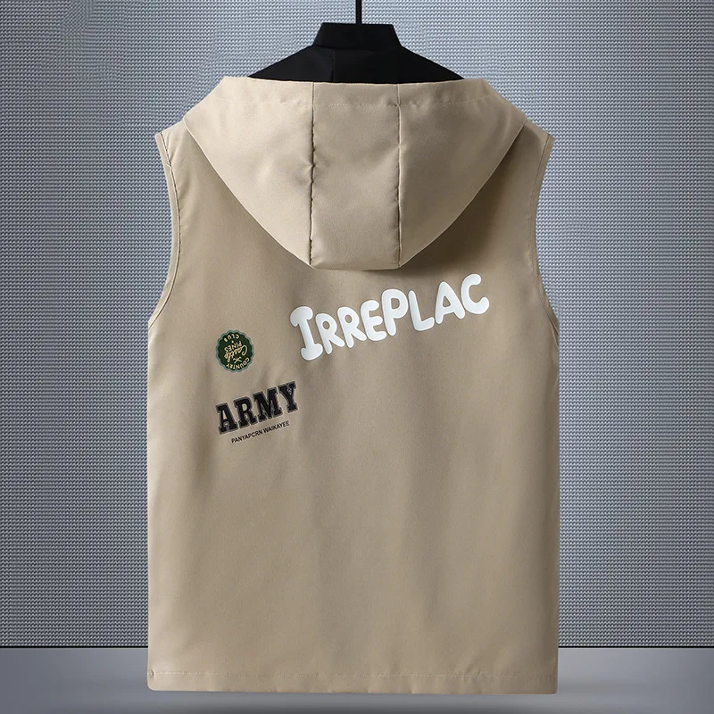 Модная брендовая одежда для весны и лета тонкая рабочая жилет мужские большие