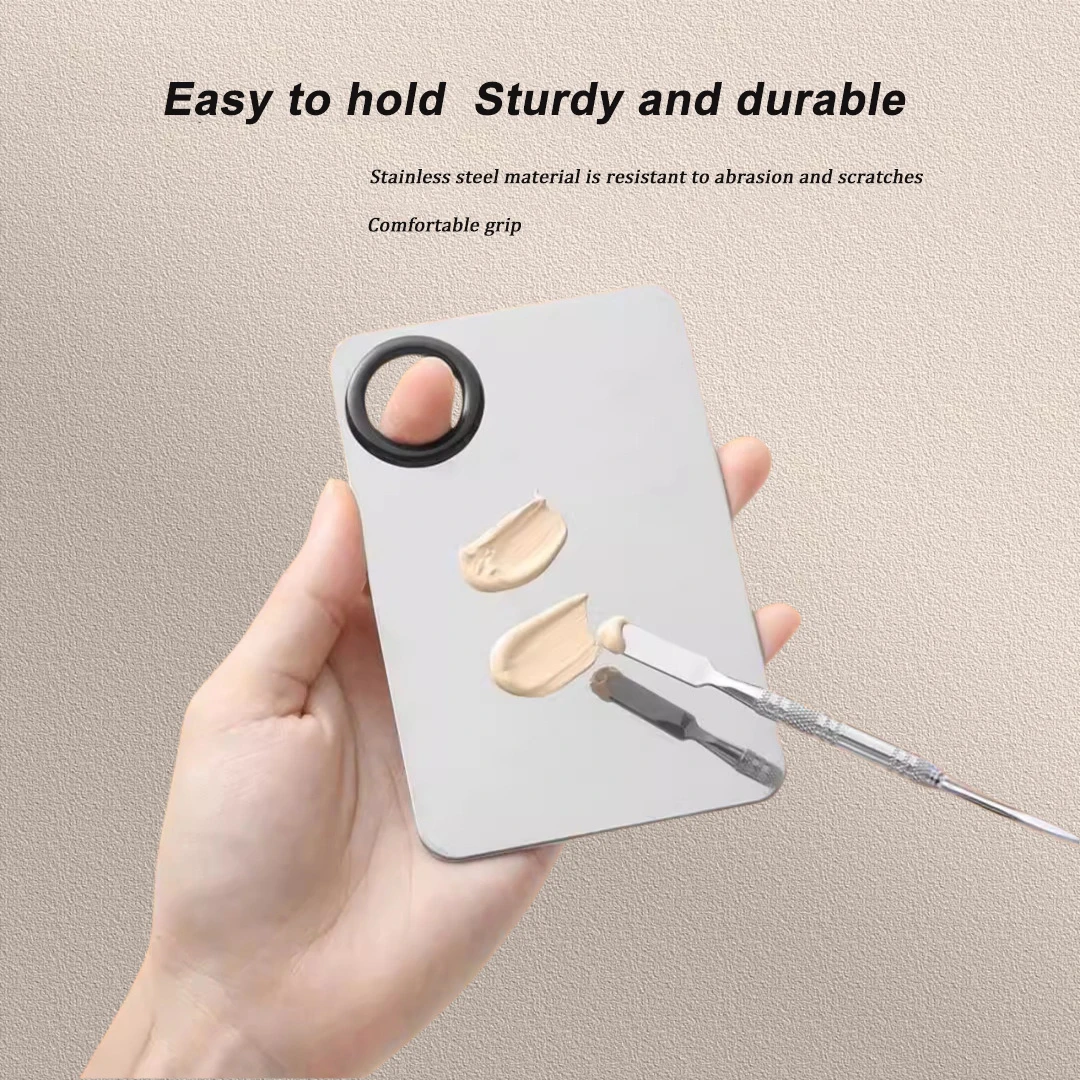 Мерная палитра теней для век из нержавеющей стали