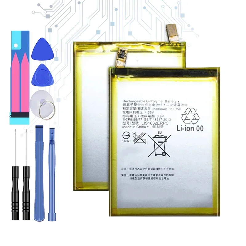 LIS1632ERPC Сменный аккумулятор для SONY Xperia XZ DUAL F8331 F8332 XZs G8232 запасные части мобильных