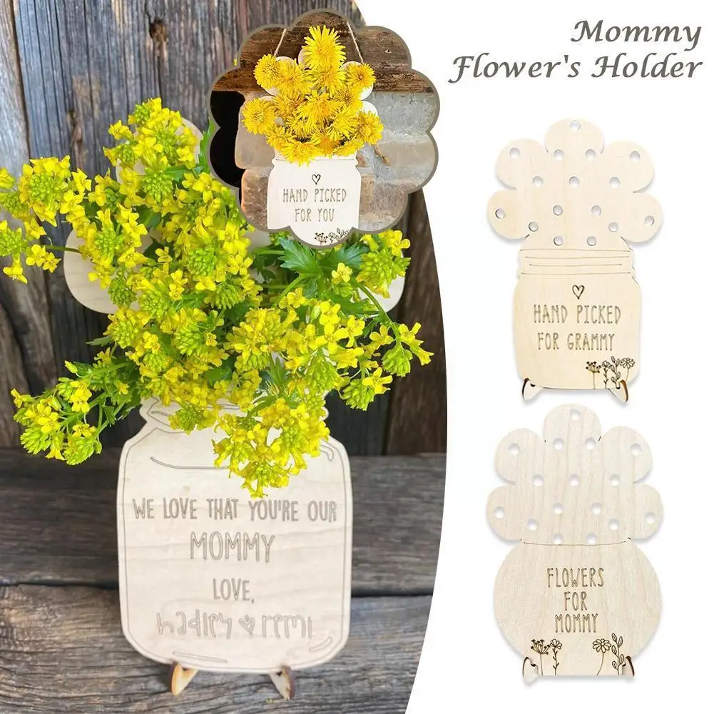 

Прозрачная рамка для цветов, настенный Декоративный букет для хранения сухих цветов, деревянное крепление для дома U0a1