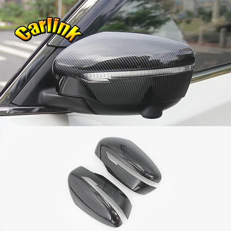 Поворотная накладка на зеркало заднего вида для боковой двери автомобиля ABS для Nissan X-Trail T32 Rogue-Serena C27-Qashqai J11-Murano-Juke-Pathfinder