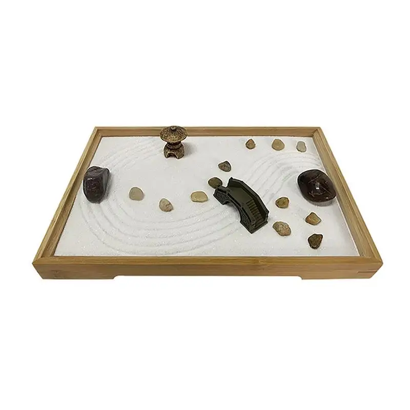 

Набор для медитации Zen Garden Kit, прочный декоративный эффект для релаксации, сосредоточения, минимализма