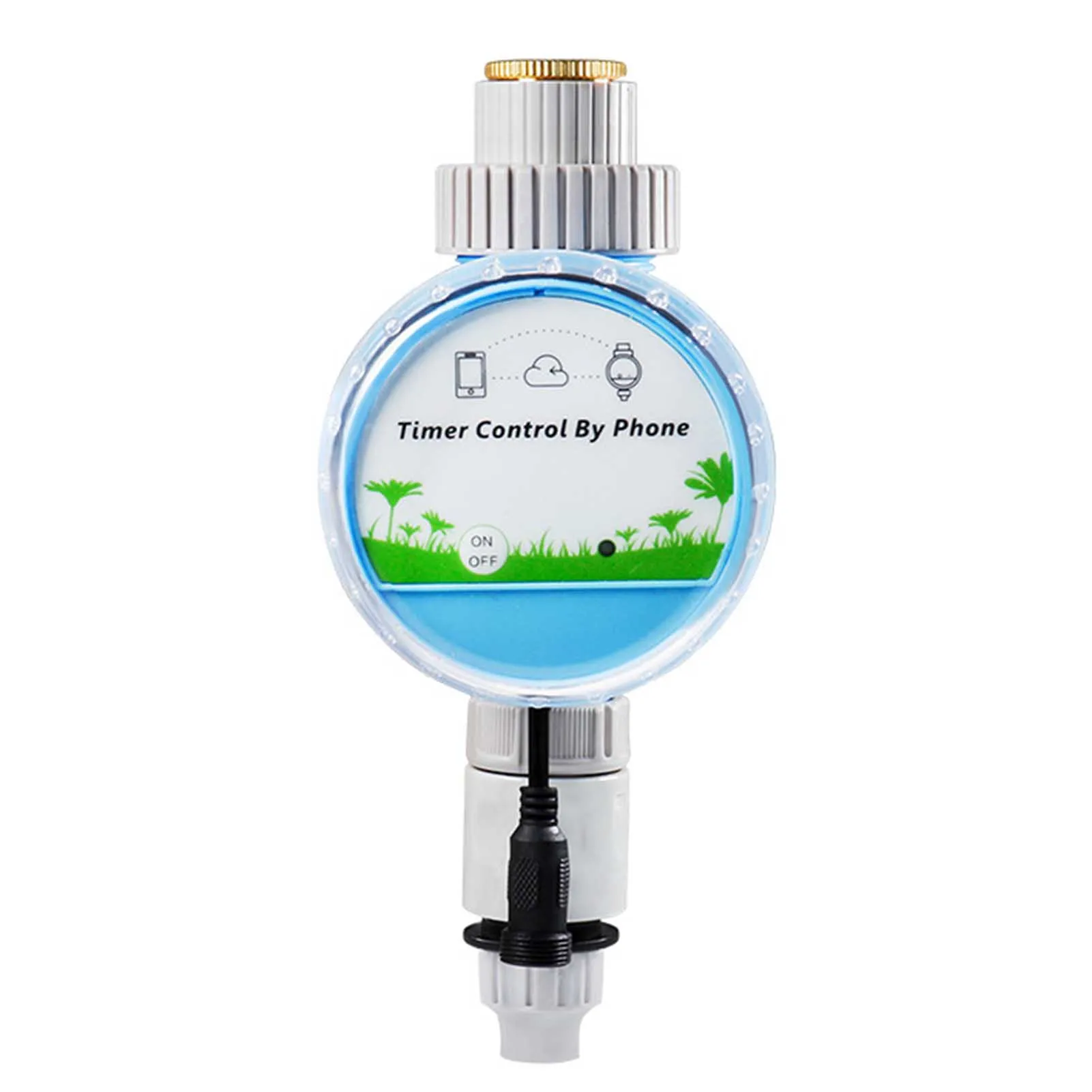 

Sprinkler Timer WiFi Water Timer Wireless Watering System Valve APP Control for Garden Yard Watering