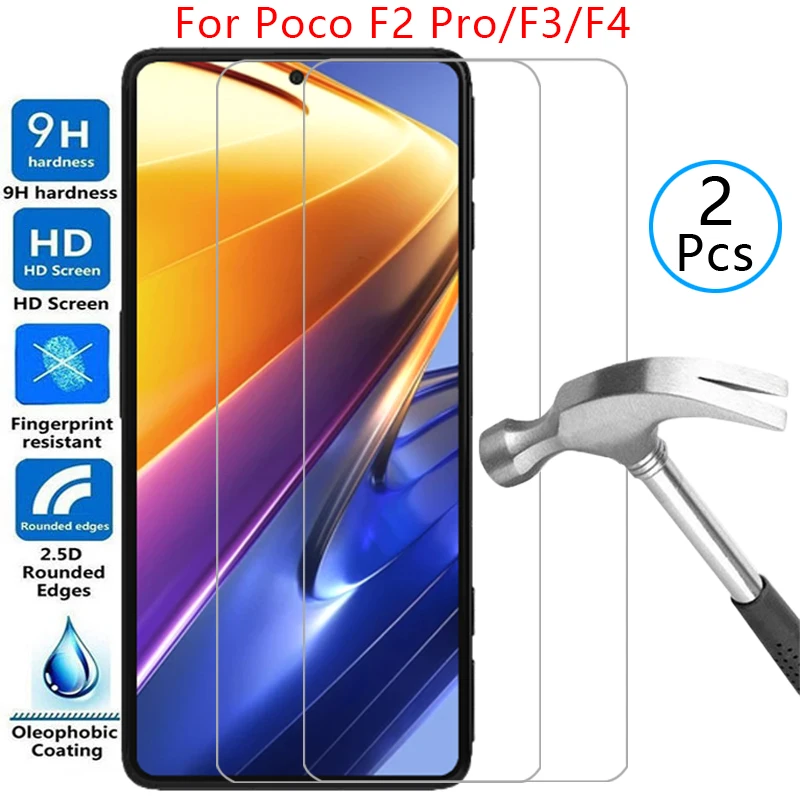 Защита экрана для xiaomi poco f2 pro f3 f4 gt защитное закаленное стекло на pocof3 poc f 2 3 4 2f 3f 4f