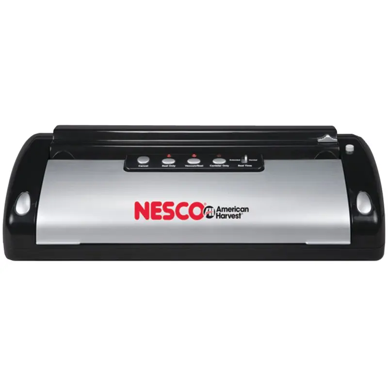 

Gorgeous & Durable 130-Watt Black & Silver Vacuum Sealer with Bonus Vacuum Sealer Bag Set.