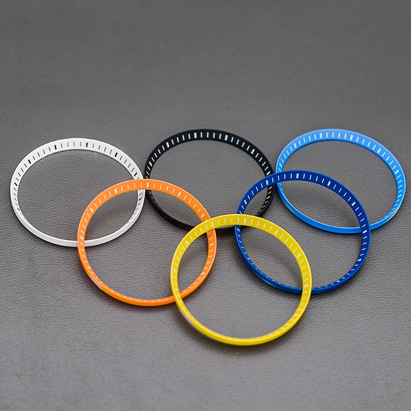 30.5*27.5mm Mod Watch Chapter Ring Brass For SKX6105 6309 SKX007  SRPD53 Seiko NH35 NH36 Movement Watch Case Repair Tool Parts