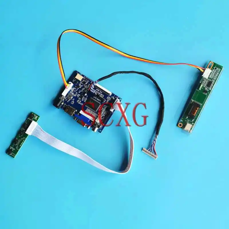 

For HT14X11 HT14X12 HT14X13 LCD Monitor Screen Controller Board DIY Kit 1024*768 20 Pin LVDS 1CCFL HDMI-Compatible AV VGA 14.1"