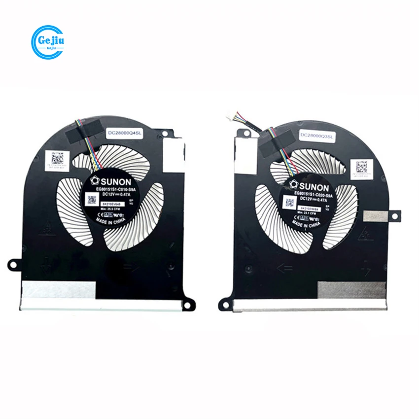 

NEW Original LAPTOP CPU GPU Cooling Fan 0TPV77 0TW5Y8 12V RTX3080 For Dell Area 51M R2