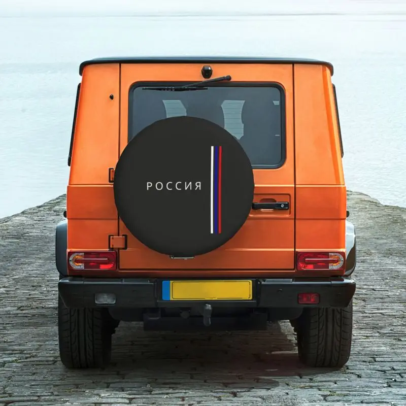Чехол на запасное колесо с флагом России заказ для Jeep Honda CCCP российский СССР