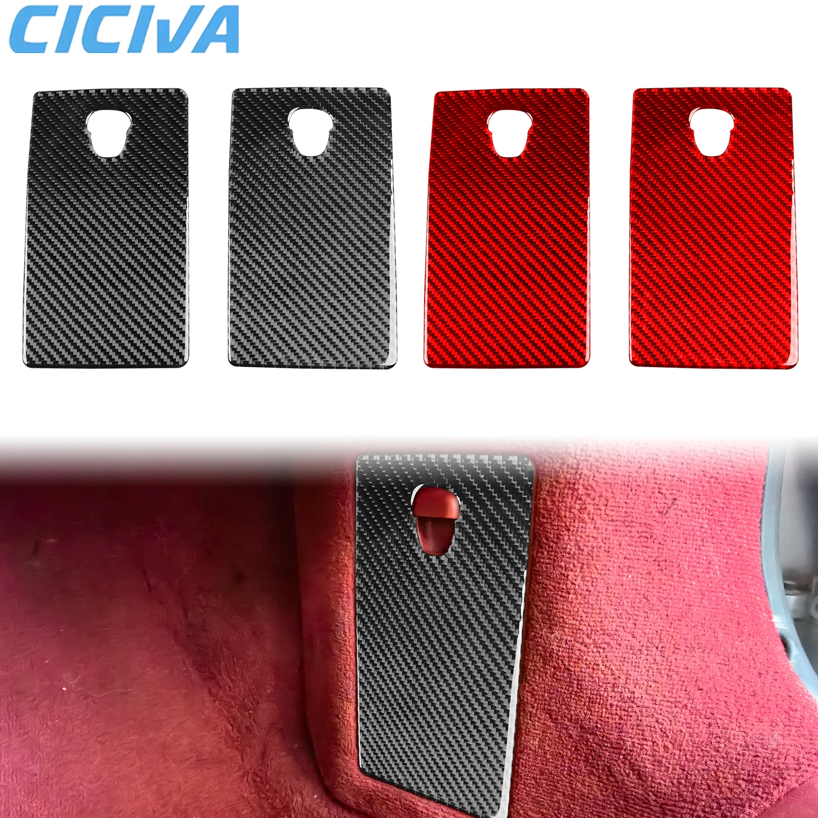 Для Porsche 992 911 2019-2024 интерфейс OBD из углеродного волокна декоративная панель