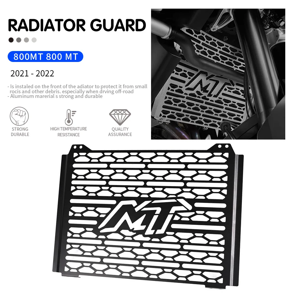 

FOR CFMOTO 800MT 2021 Motorcycle Accessories Radiator Grille Guard Cover Radiator Guard Radiator FOR CFMOTO 800MT 2021