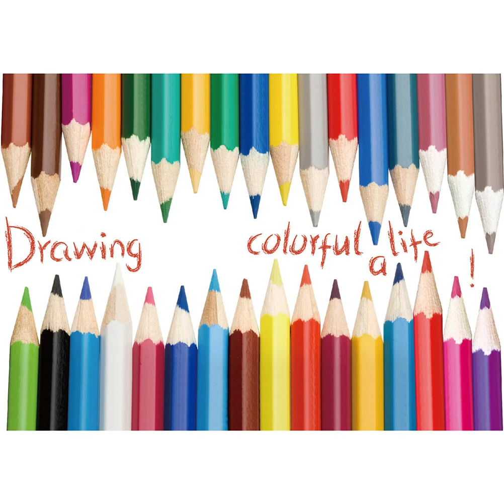 

Drawing A Colorful Life Wall Stickers for Kids Rooms Colorful Wall Decals Nursery Children Decor Poster