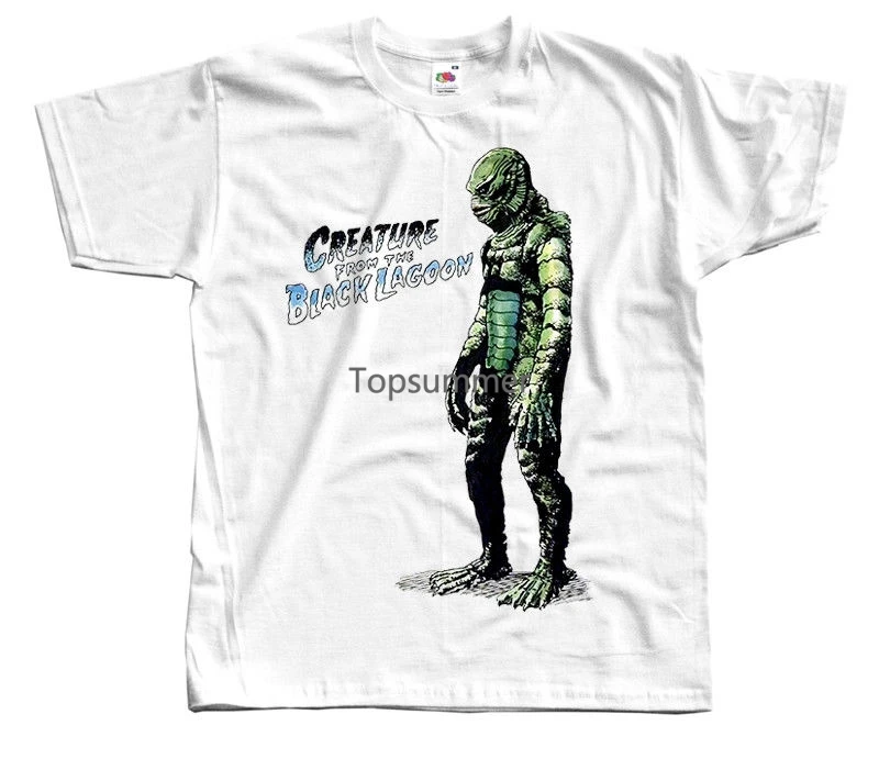 

Creature From The Black Lagoon V38 Movie Poster T Shirt White All Sizes S 4Xl