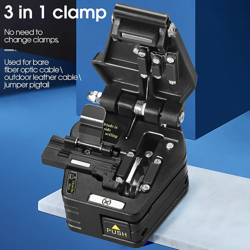 MAYTO Optical Fiber Cutter AUA-6C Cutter Cold Connection Hot Melt Universal Optical Fiber Cutter Automatic Knife Return