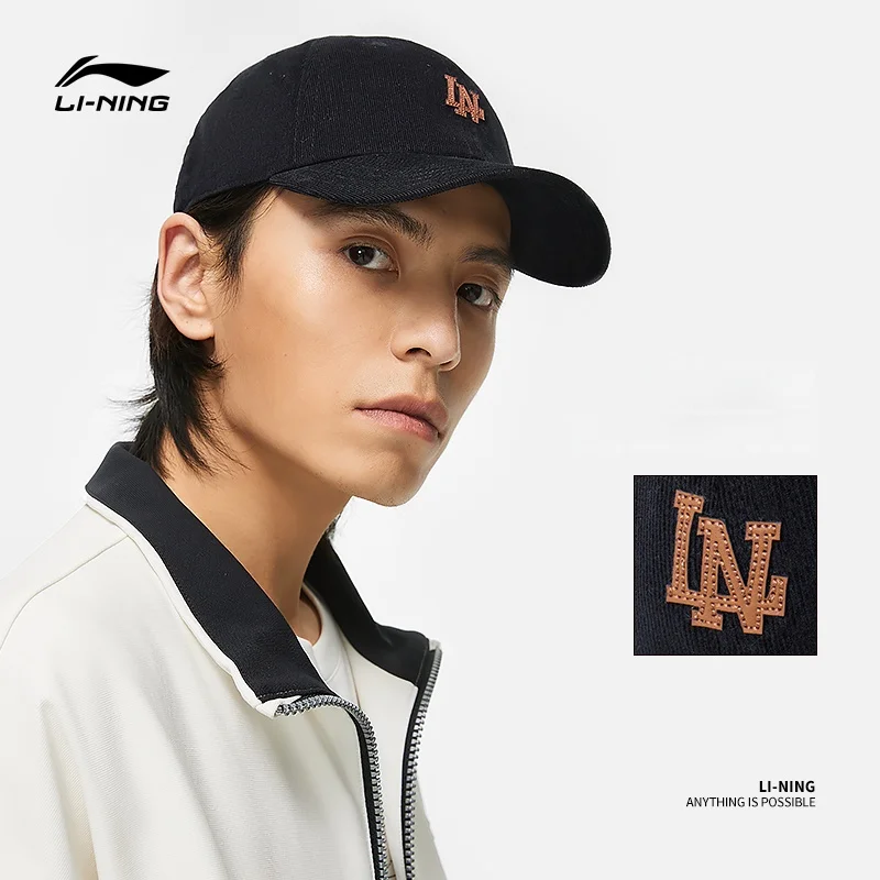 Бейсболка Li Ning для мужчин и женщин новинка 2023 Женская Спортивная Кепка Amyt229