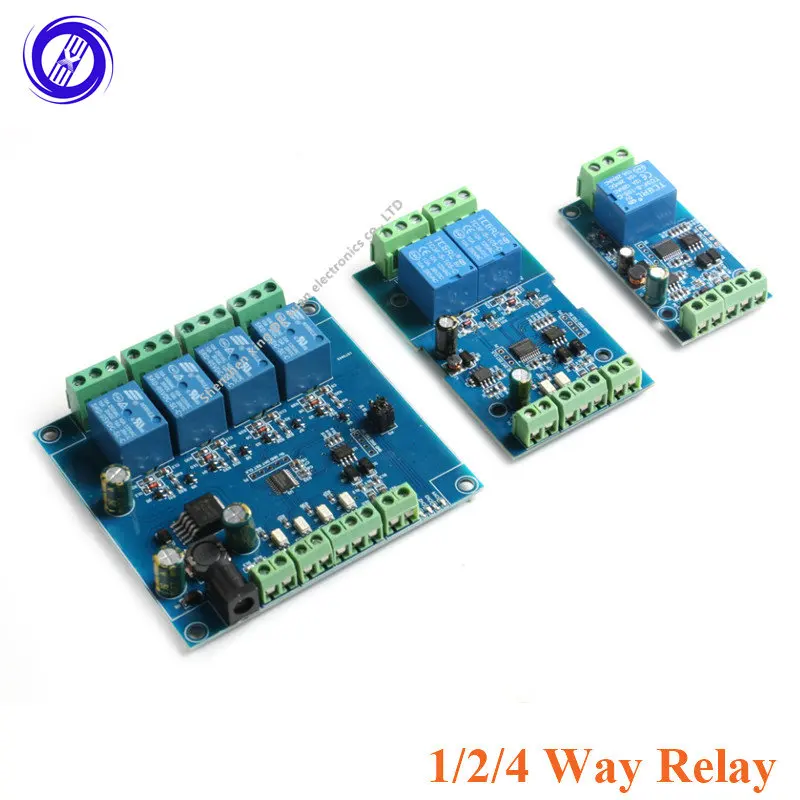 

1 2 4-канальный Релейный модуль переключатель Wi-Fi беспроводное реле Modbus RTU вход RS485/TTL связь умный пульт дистанционного управления для телефон...