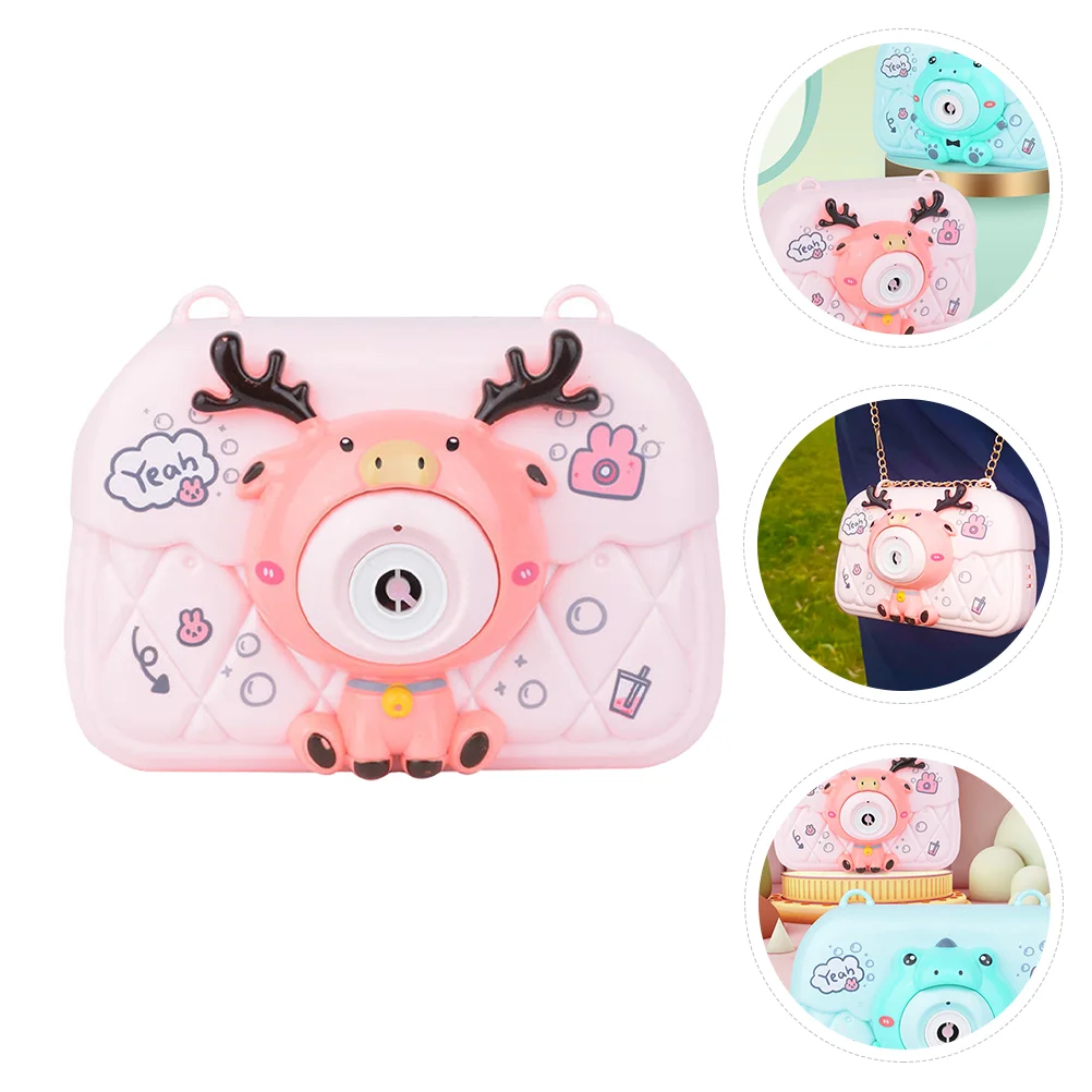 

1 Pc Durable Cartoon Lightweight Practical Camera Bubble Machine Bubble Making for Kids Girls Boys