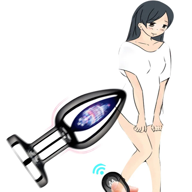 Анальная пробка вибратор для женщин беспроводное устройство удаленного массажа