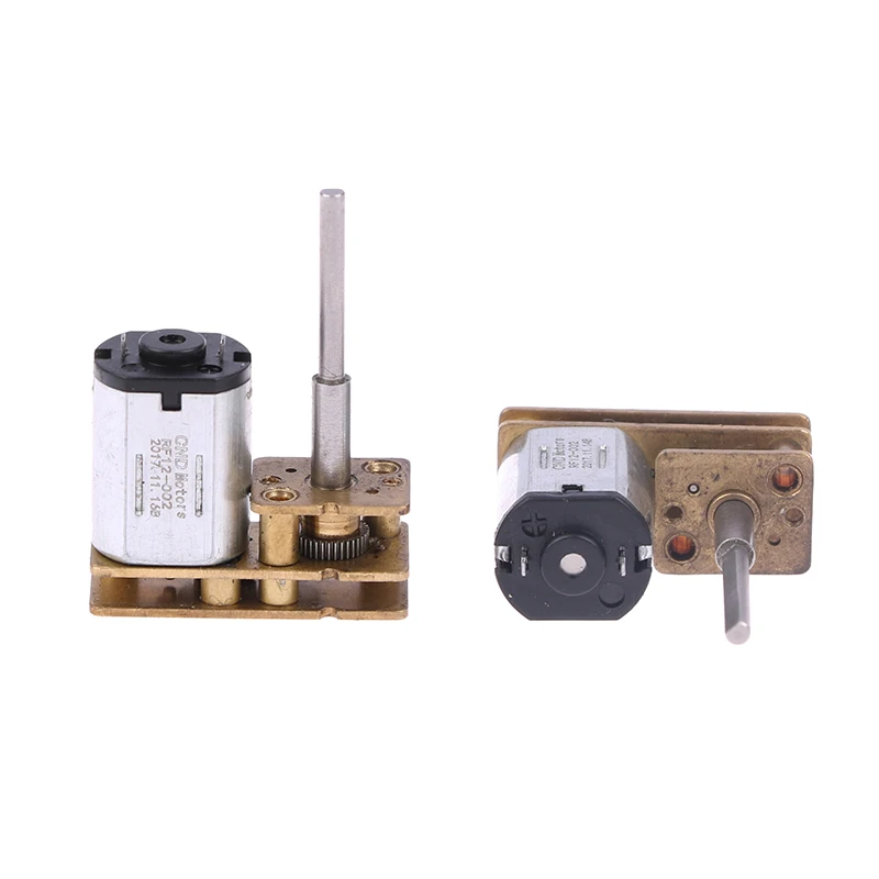 

New Micro N20 All Metal Gear Motor DC 1.5V-6V 550RPM-2200RPM Slow Speed High Torque Flip Engine DIY Robot Model