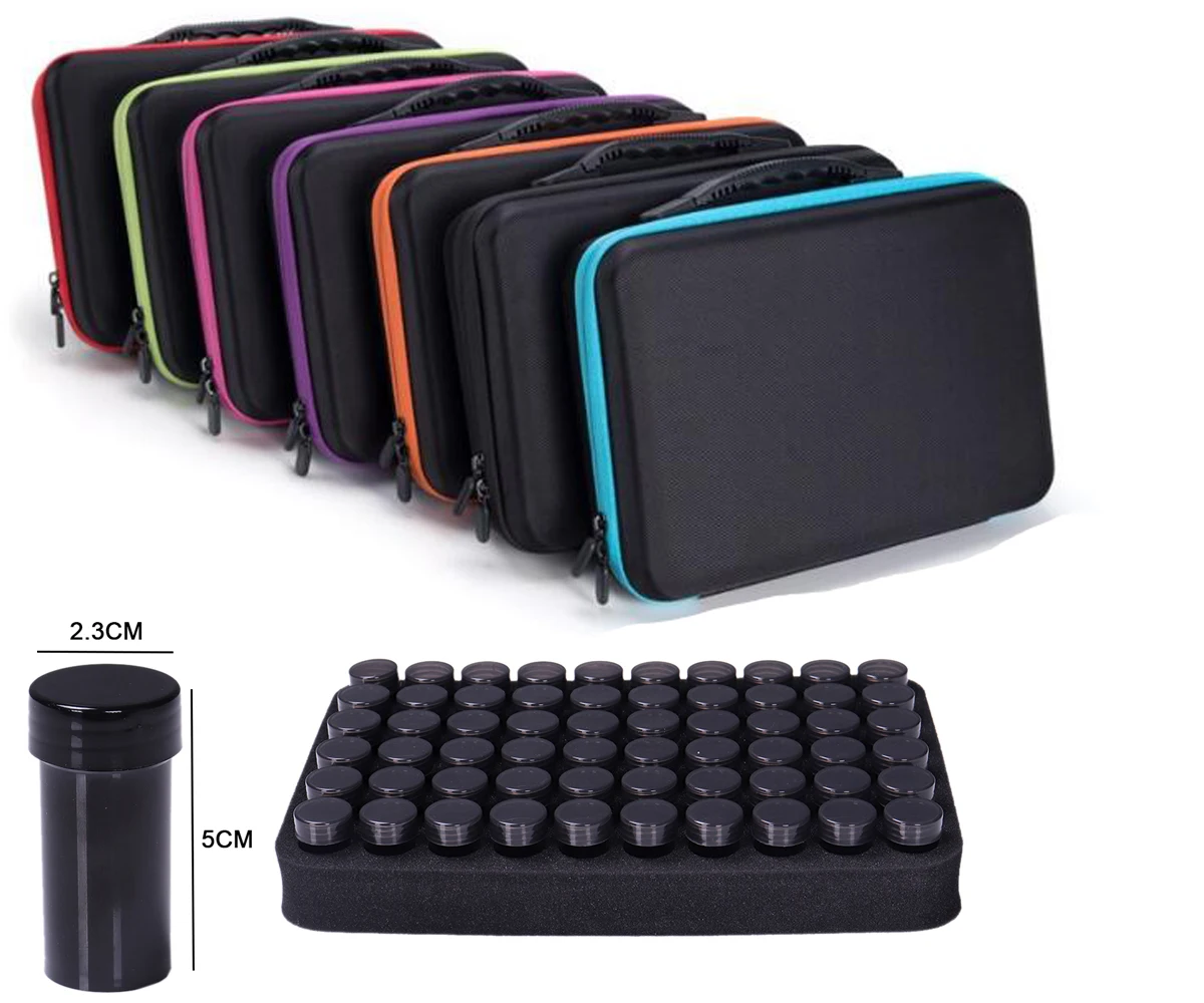 

Алмазная живопись, 60 черных бутылок 5D, аксессуары для вышивки крестиком, держатель инструментов, контейнер для хранения, ручная сумка