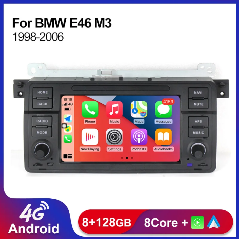 Автомобильный радиоприемник 7 дюймов Android для Bmw E46 M3 Rover 75 Coupe 318 335 320i 325i 323i 330i 1998-2006