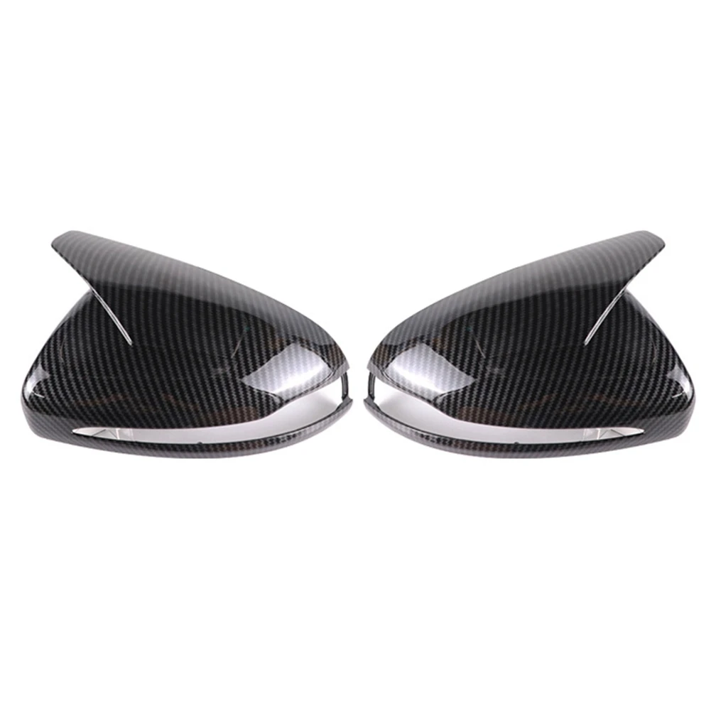 

Car Carbon Fiber Side Rearview Mirror Cap Cover Rear View Mirror Covers Direct Replace for C E S CLS GLA W205 W213