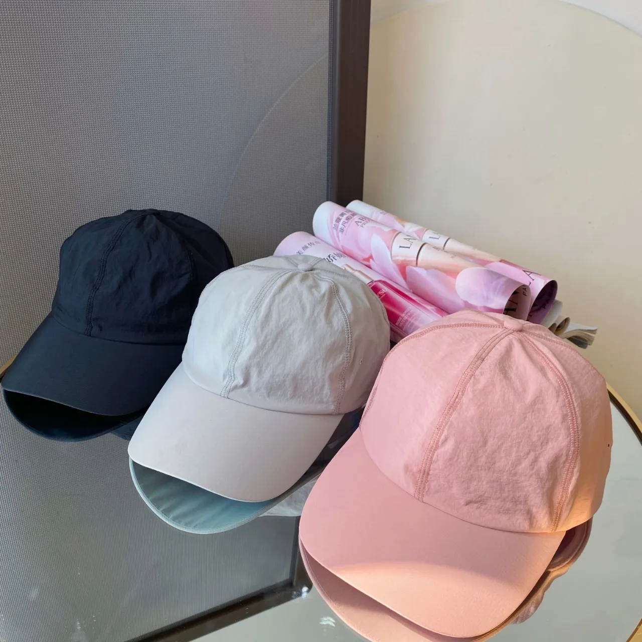 

Women Solid Color Visors Sports Sunshade Sunscreen Hat Summer Hats