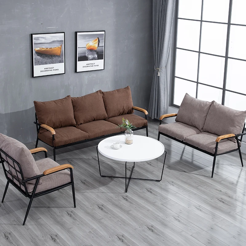 Диван Тканевый скандинавский для маленькой квартиры Одноместный Двойной