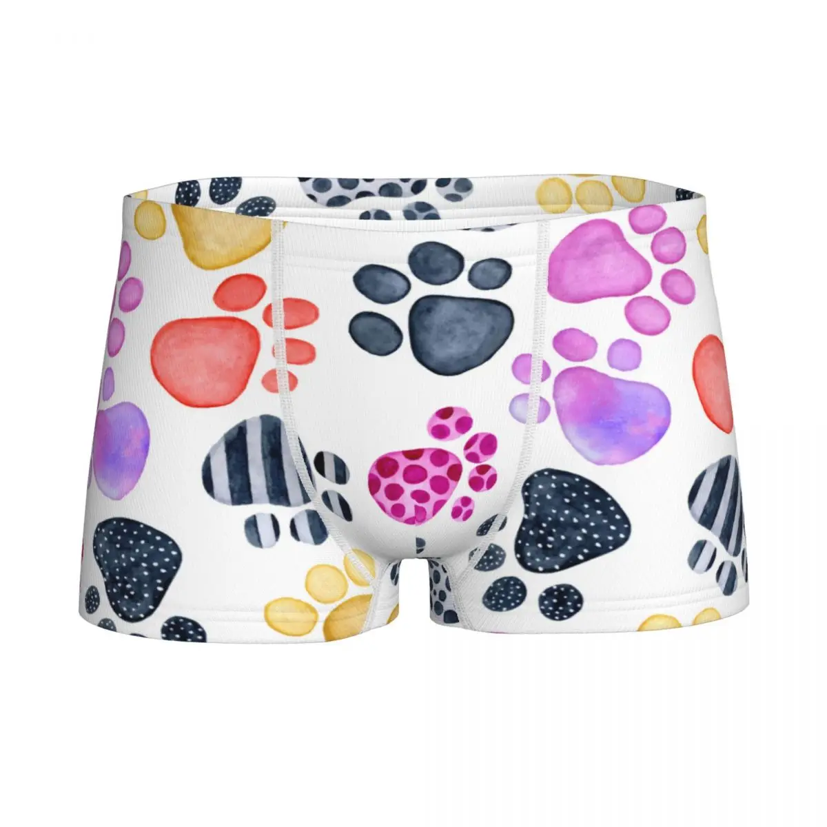 

Children's Boys Underwear Colorful Cat Paw Animal Prints Young Shorts Panties Boxer Shorts Leopard Teenagers Cotton Underpants