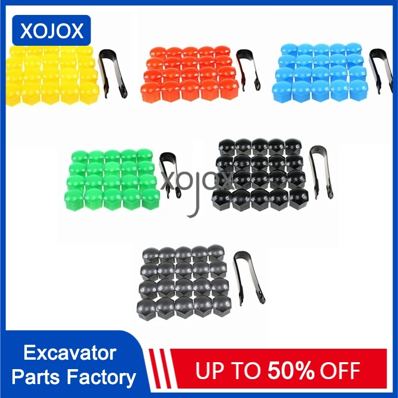 Гайка Центральная XOJOX для VW Golf Passat Audi A1 A4 A3 Q5 Q7 6 цветов 20 шт. колпачки Центральной