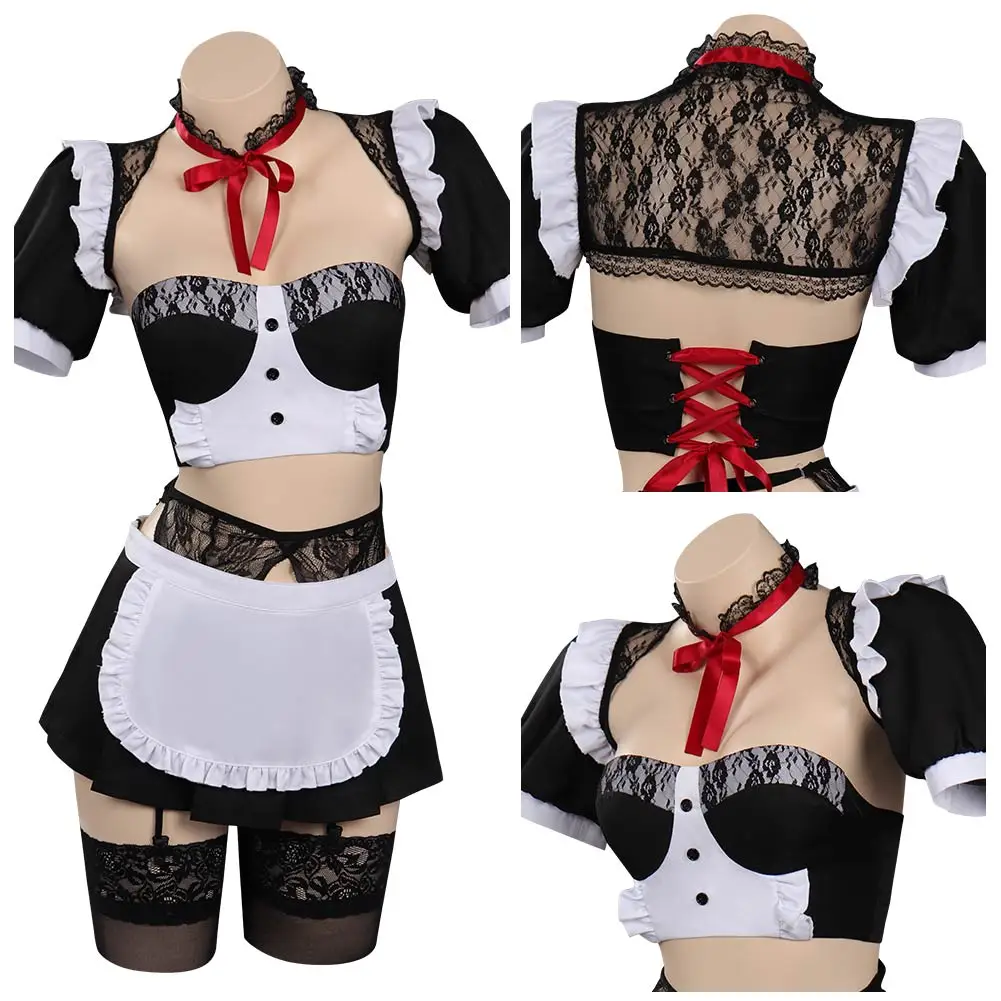 

My Dress-Up Darling Kitagawa Marin Cosplay Costume Maid Dress Outfits Halloween Carnival Suit