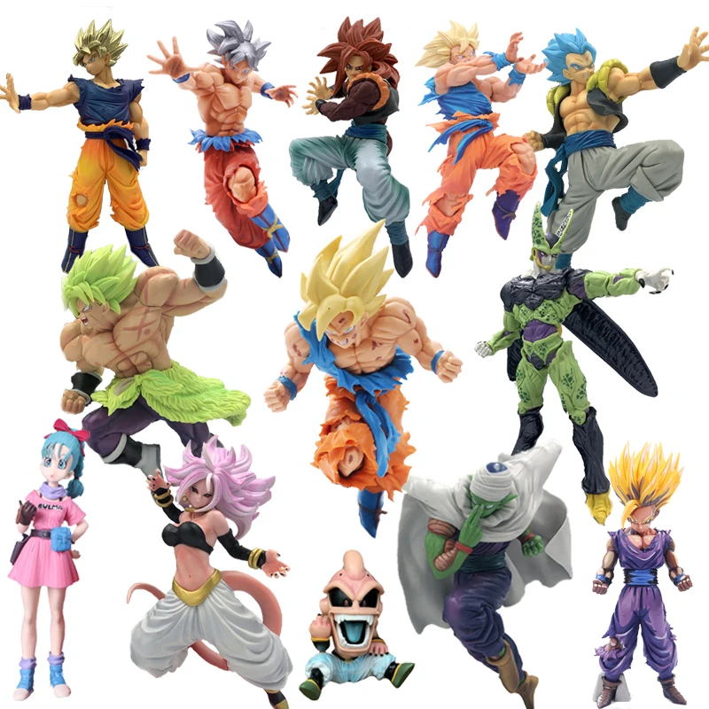 Фигурка из аниме Драконий жемчуг Z Goku Blue Super Saiyan кровь ПВХ экшн-фигурка DBZ Vegeta