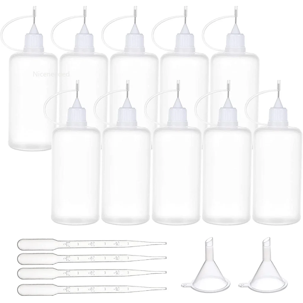 

12 шт., пластиковые бутылки для дозирования, 100 мл/3,5 унций