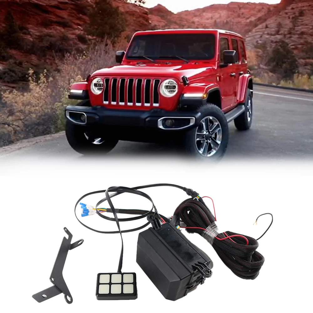 6 кнопочный переключатель панель реле система цепи управления для Jeep Wrangler лодка