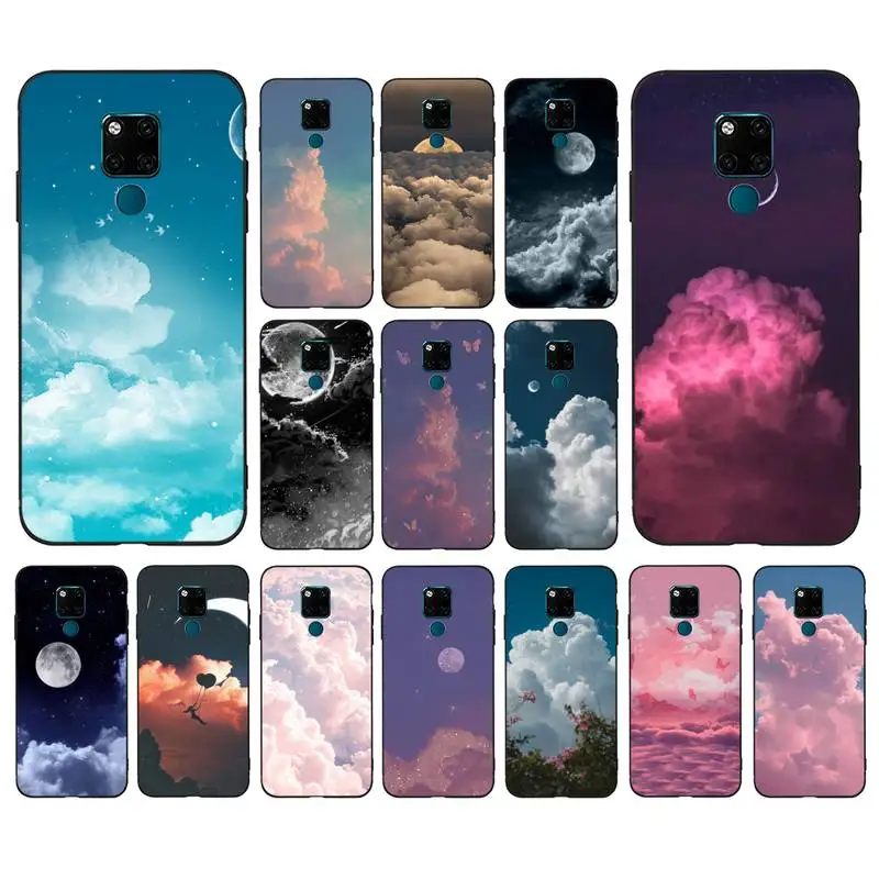 

MaiYaCa Retro Moon night Late cloud Phone Case for Huawei Mate 20 10 9 40 30 lite pro X Nova 2 3i 7se