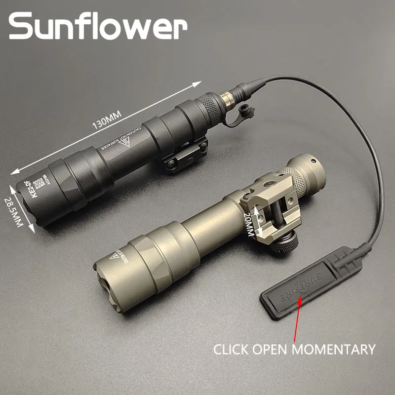 Surefir M300 M600DF 1400 люмен сверхмощный мощный фонарик светильник с мгновенным