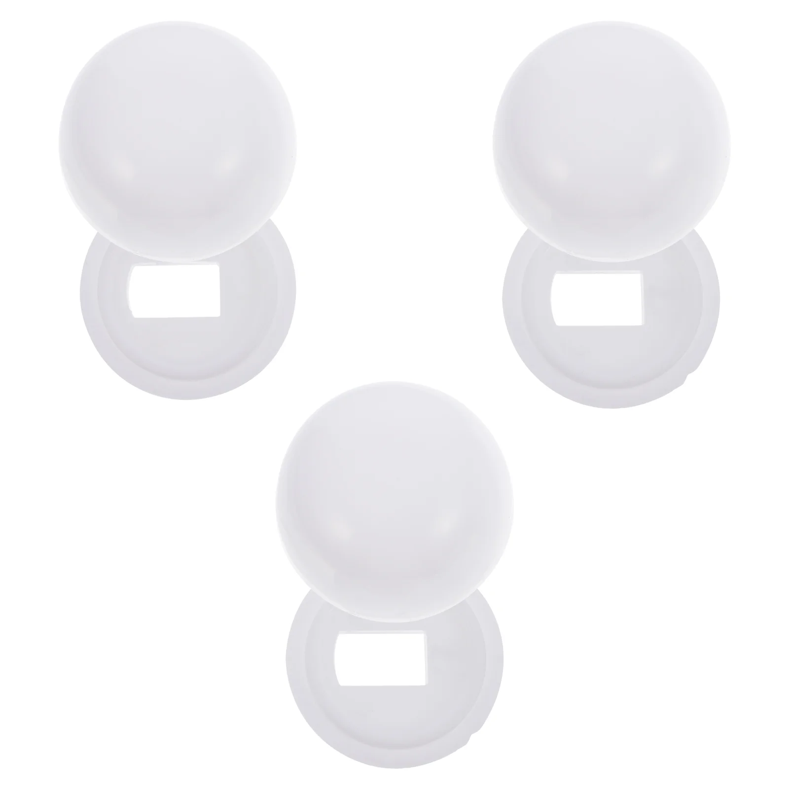 

Toilet Caps Bolt Screw Bowl Covers Decorative Covering Universal Lid Snap Accessories Push Cover Supplies Installation White