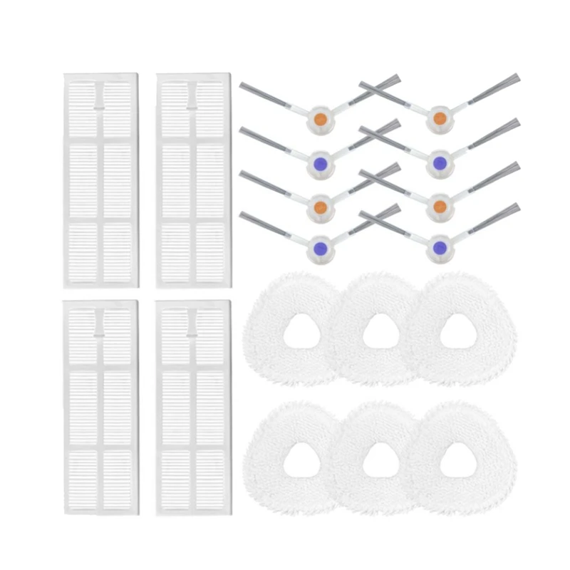 

For Narwal J3 Robot Vacuum Cleaner Replacement Spare Parts Side Brush Hepa Filter Mop Pad