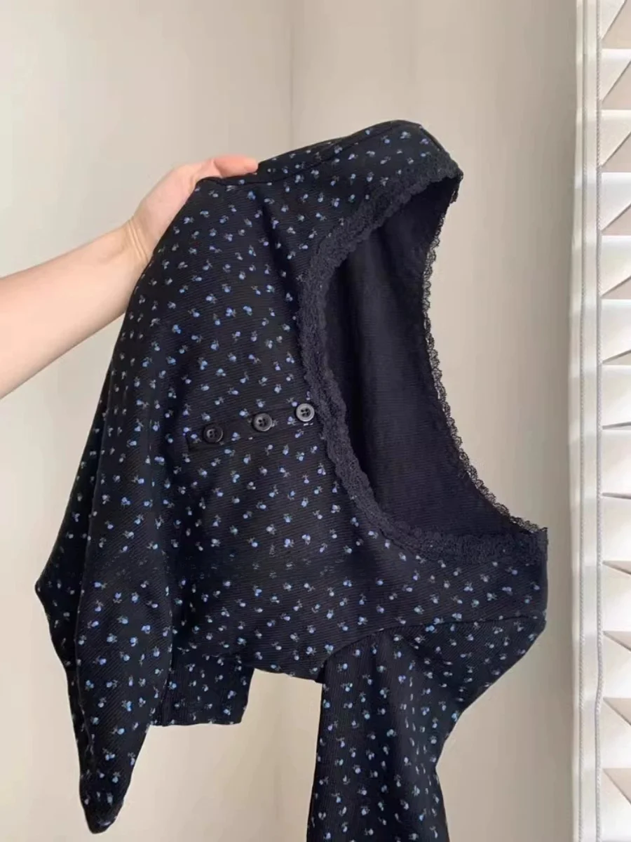 Кружевная футболка с U-образным воротником женское нижнее белье длинными