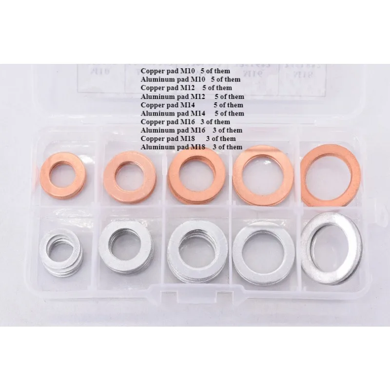 Набор автомобильных сливных прокладок масляного поддона замена