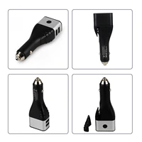 6 in 1 car charger adaptor car charger built in 2200mah mobile power 140 lumens led flashlight with safety hammer