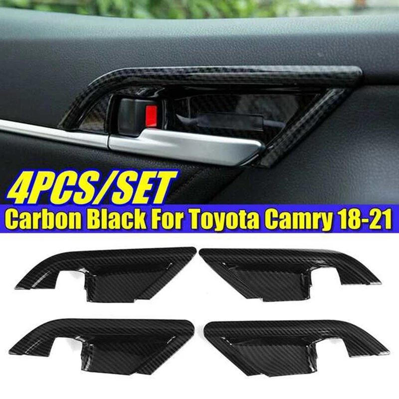 

4 шт., наклейки на дверные ручки для Toyota Camry 2018-2021