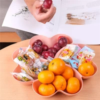 heart shaped fruit platter creative plates storage box dried dessert plate container snack divided candy ceramic